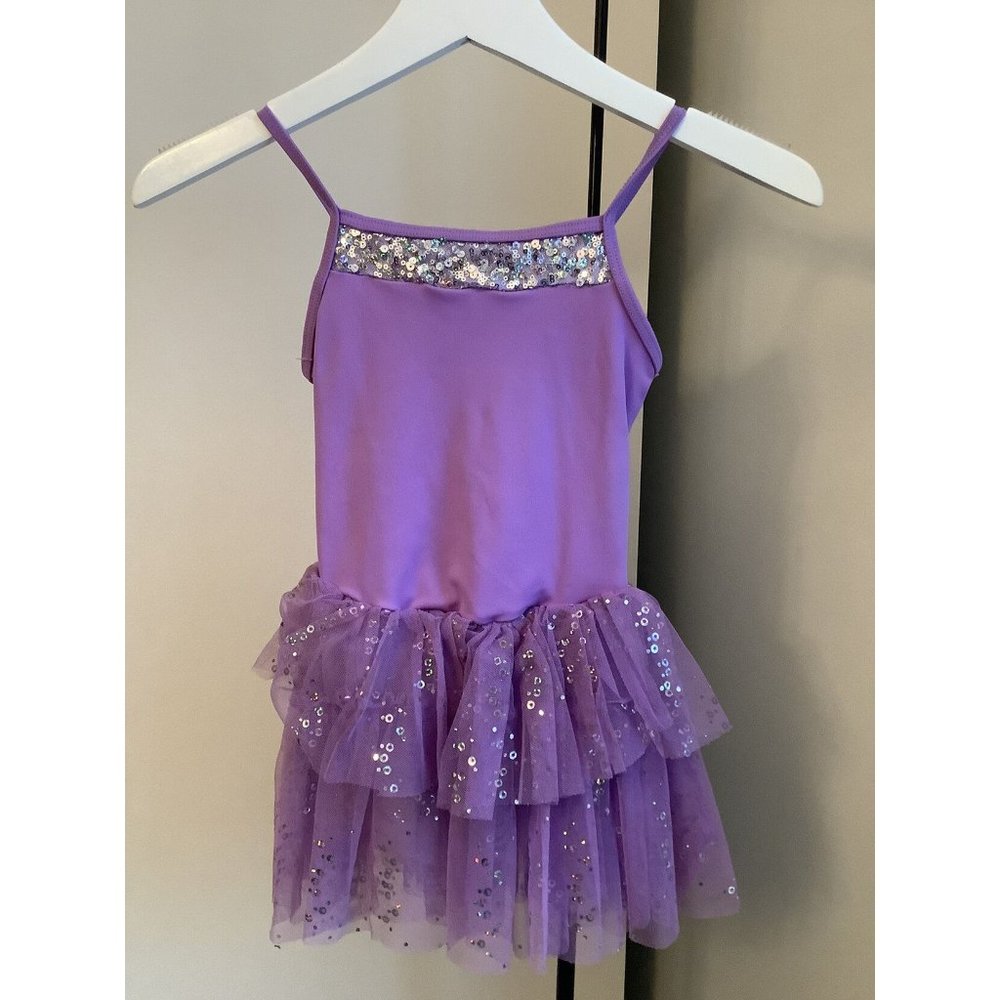 Little Stars Lavender Leo With Attached Tutu Skirt